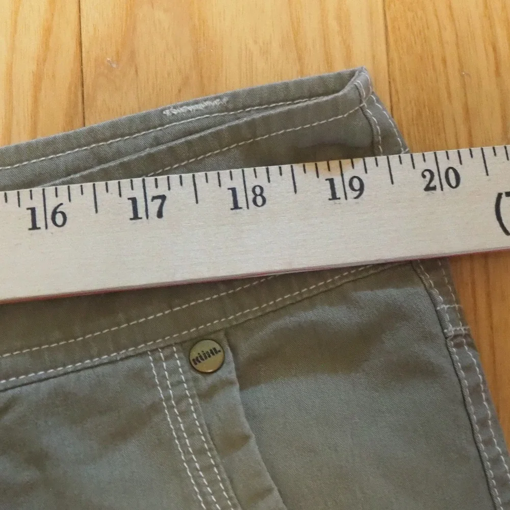 Kuhl Crag Series Long Shorts Men's 38 Olive Outdoor Utility Pockets Gorpcore